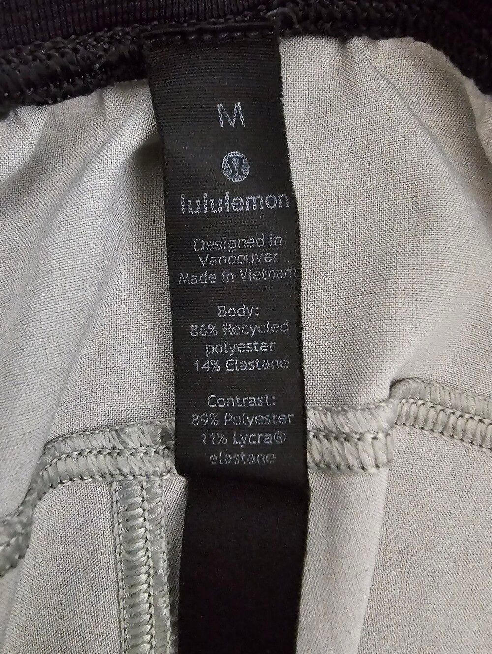Lululemon Pace Breaker Lined Shorts Mens Medium Gray Heather Athletic Training - Picture 5 of 7